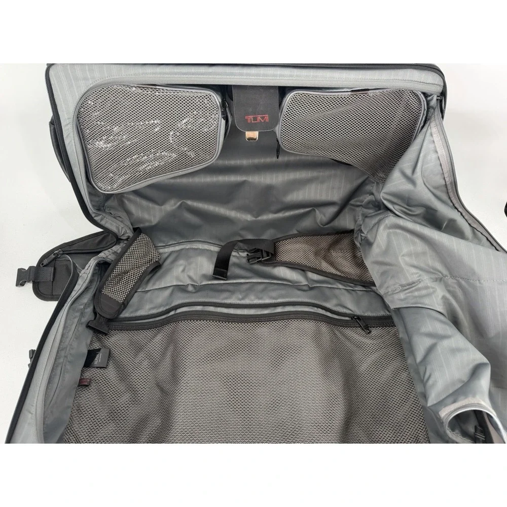 TUMI Alpha II 22038D2 4-Wheel Garment Bag Carry-On Black Ballistic Nylon